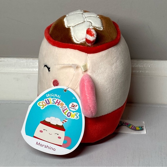 Squishmallows Marshina Hot Chocolate Cup Mug 5” Mini Plush Soft Toy Kellytoy NWT - Picture 3 of 12